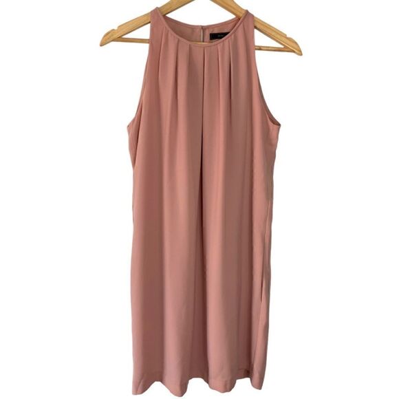 BCBGMaxAzria Lynzie Pleated Shift Dress XS - Picture 1 of 11